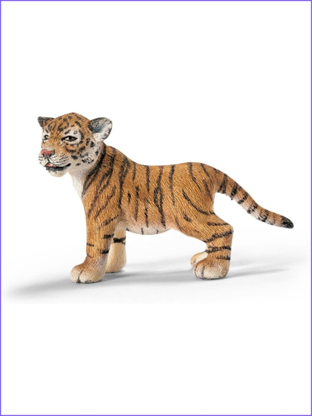 Schleich VintageTiger Cub Standing (14371) Wild Animal Figurine New w/Tag